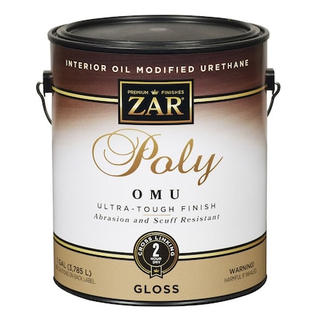 Zar ZAR Ultra Max Gloss Clear Water-Based Polyurethane 1 gal 36013